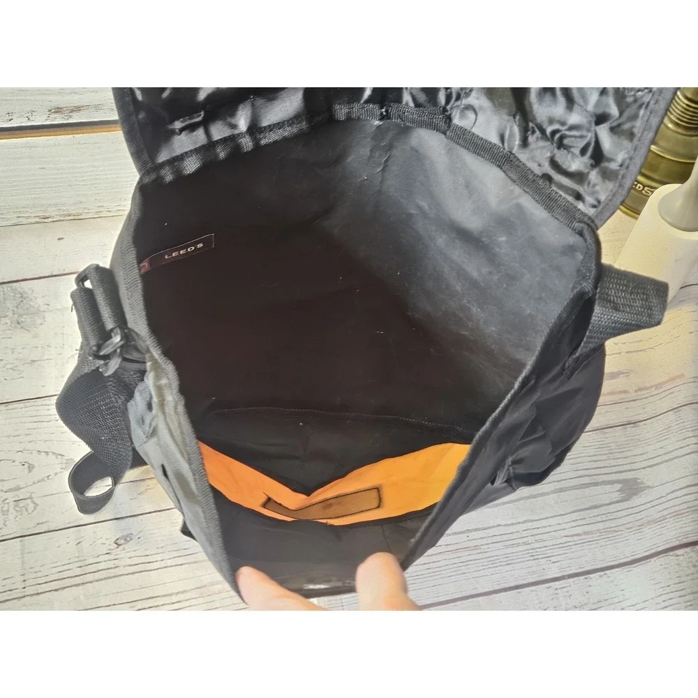 FedEx Logo Leeds Laptop Bag Black, Gray & Orange
